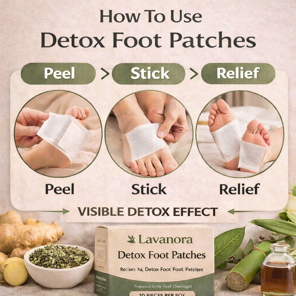 Detox Foot Patches for Tired & Sore Feet