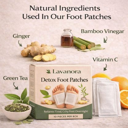 Detox Foot Patches for Tired & Sore Feet