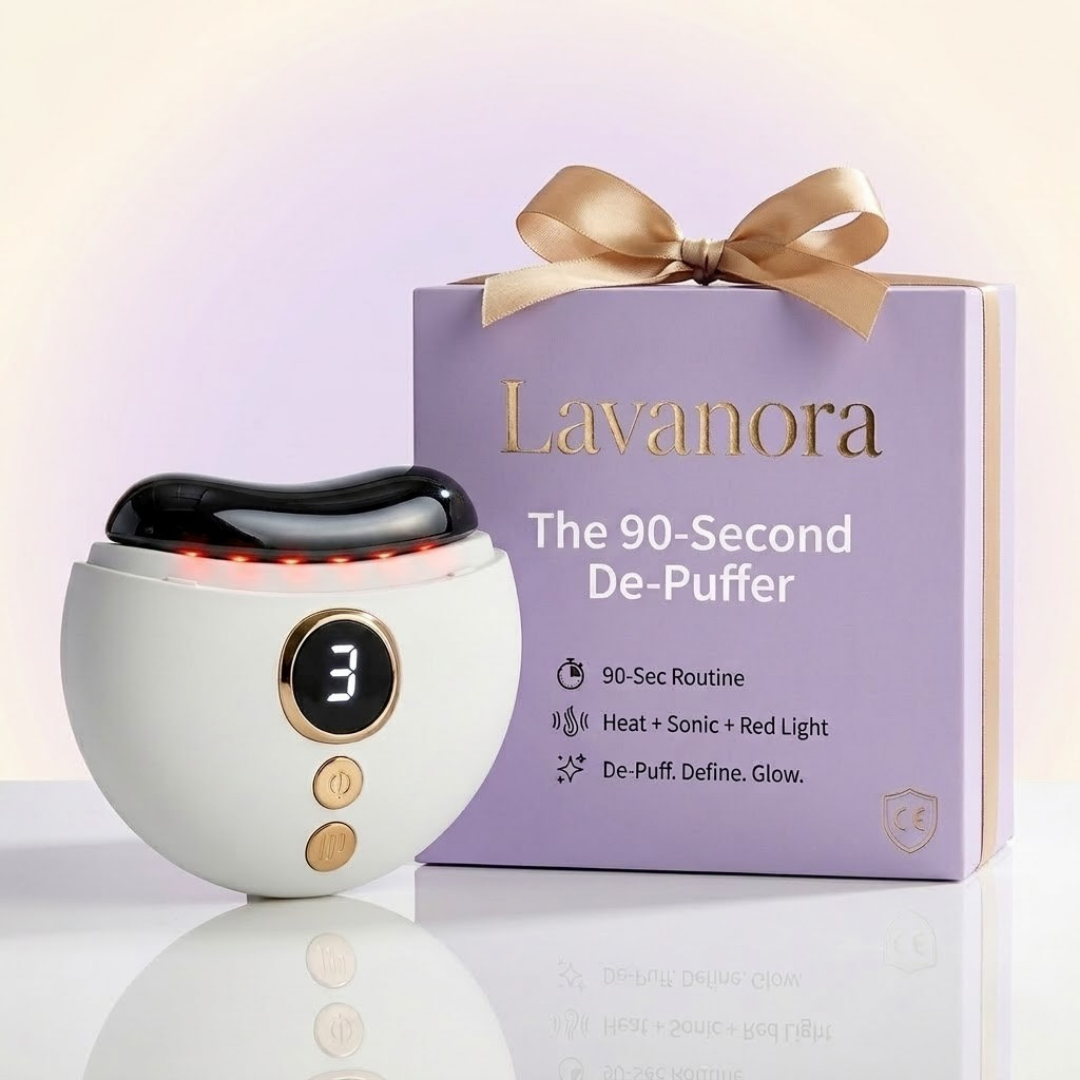 The 90-Second De-Puffer | Electric Gua Sha for Jawline Definition
