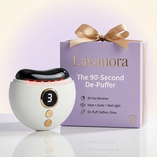 The 90-Second De-Puffer | Electric Gua Sha for Jawline Definition